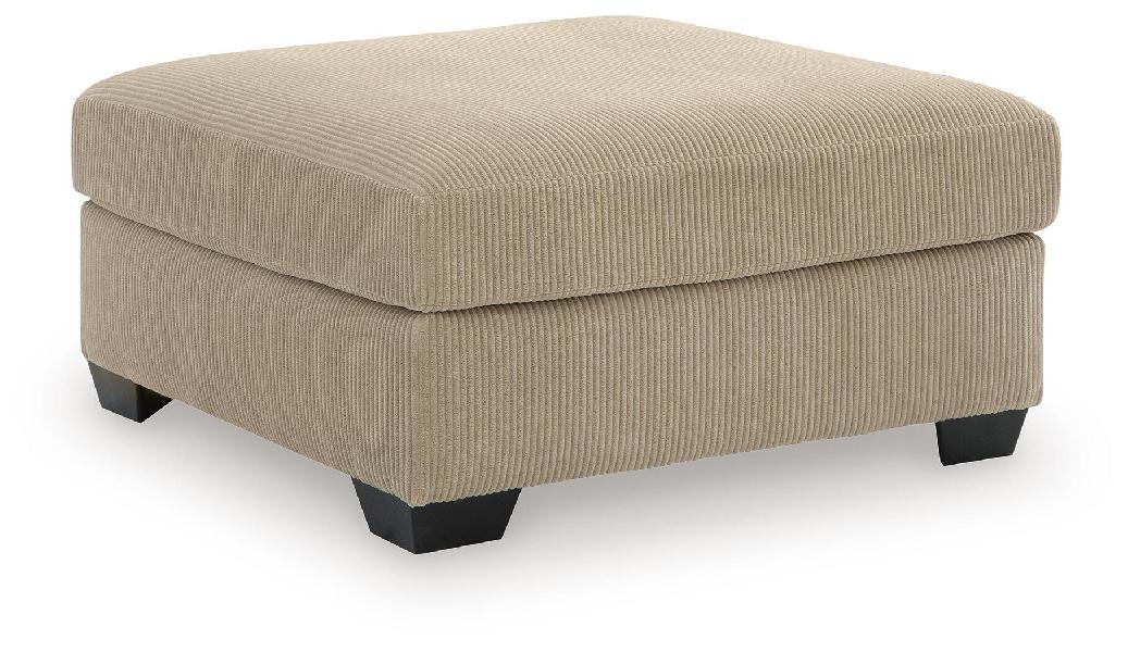 Image of SimpleJoy - Oversized Accent Ottoman - Sand