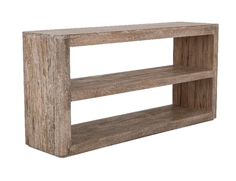 Image of Balam - Sofa Table - Ivory / Brown