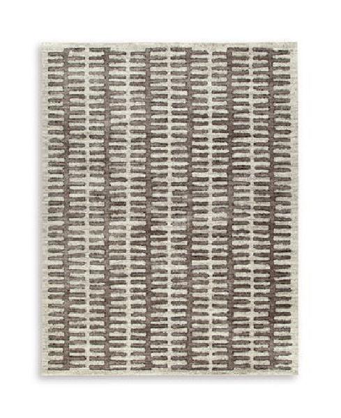 Cartlett - 9' x 12' Rug - White / Taupe / Black
