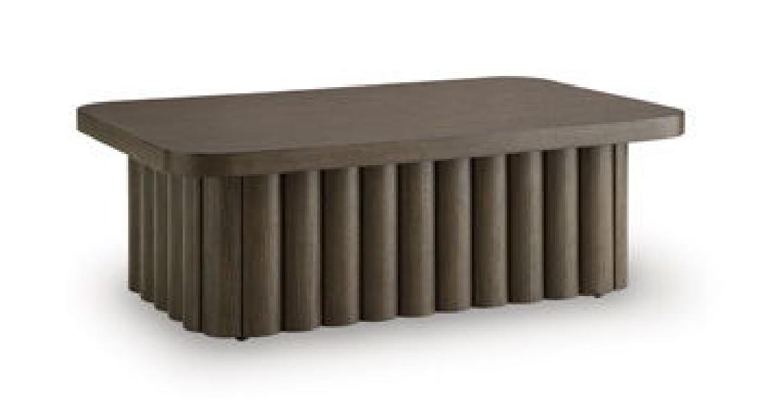 Image of Darimore - Rectangular Cocktail Table - Burnished Brown