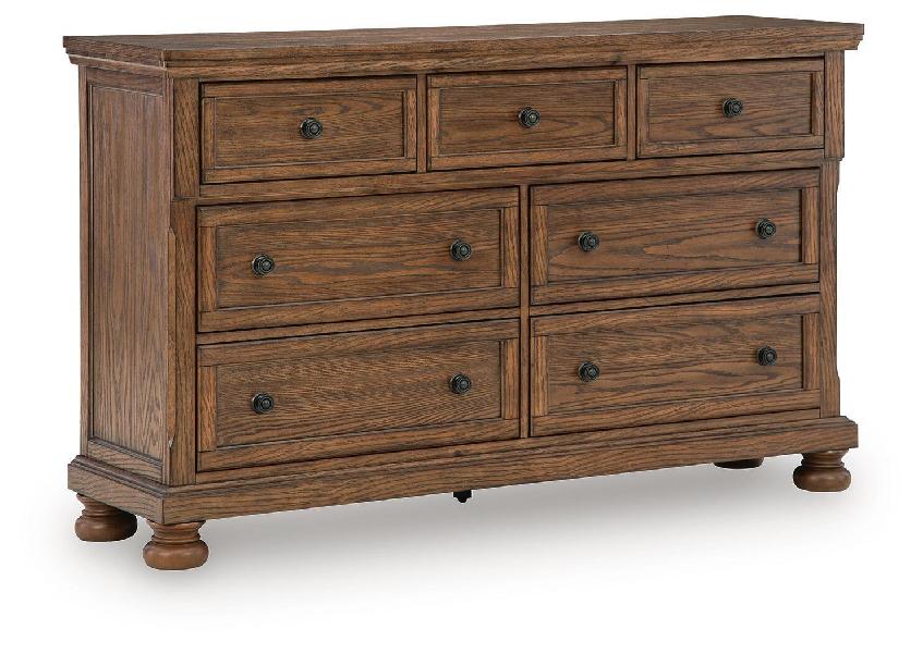 Image of Zackaryn - Dresser - Warm Brown