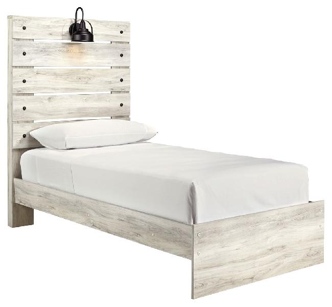 Image of Cambeck - Twin Panel Bed - Whitewash